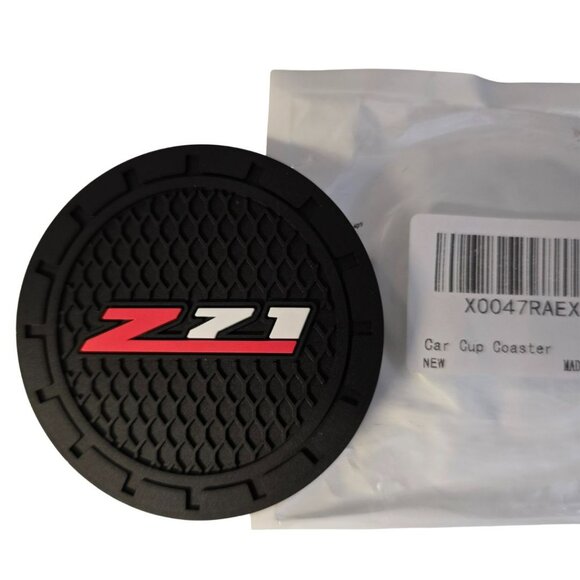 Chevy Z71 Car Cup Holder Coaster Silicone Chevrolet Colorado Silverado Coasters - Picture 3 of 5